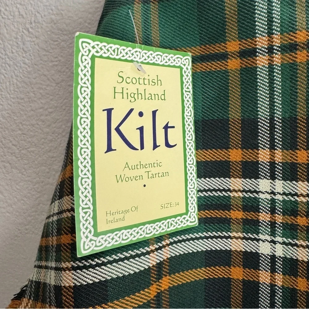 Scottish Highland Kit Authentic Woven Tartan Size 34